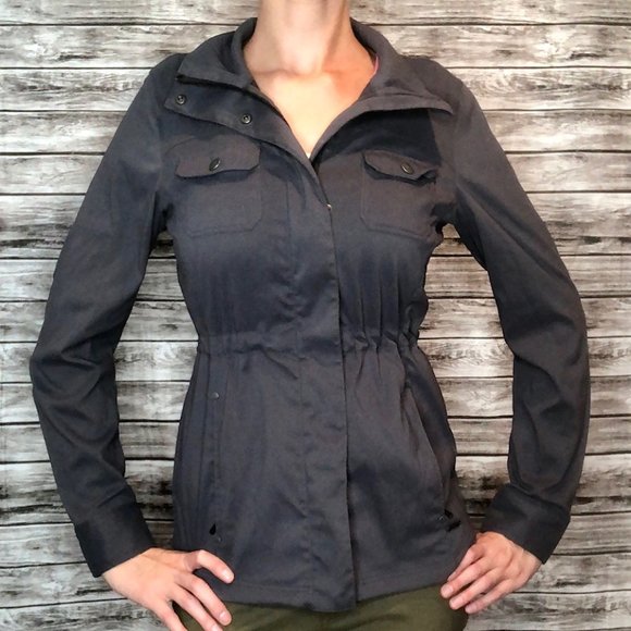 Prana Jackets & Blazers - prAna Grey/Gray Halle Full Zip Jacket Size Small